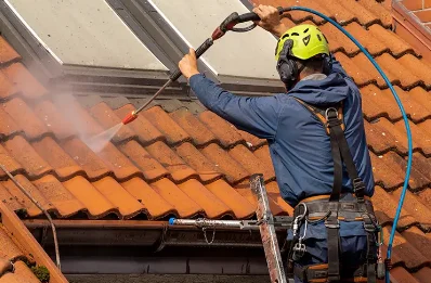Démoussage et hydrofuge de toiture à Arreau